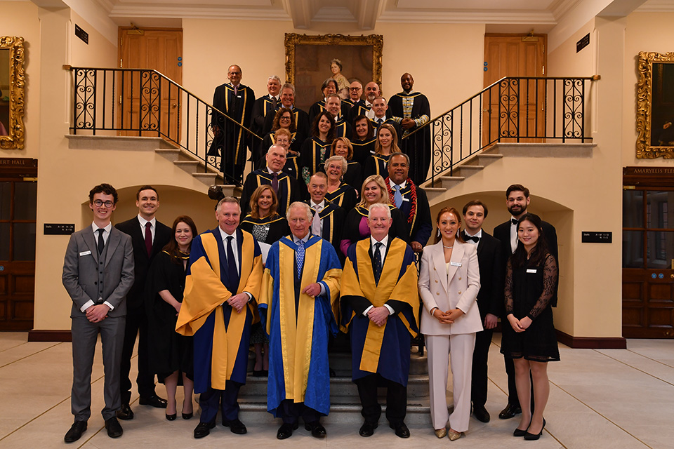 image for news story: HRH The Prince of Wales meets young musicians and confers honours at the Royal College of Music 