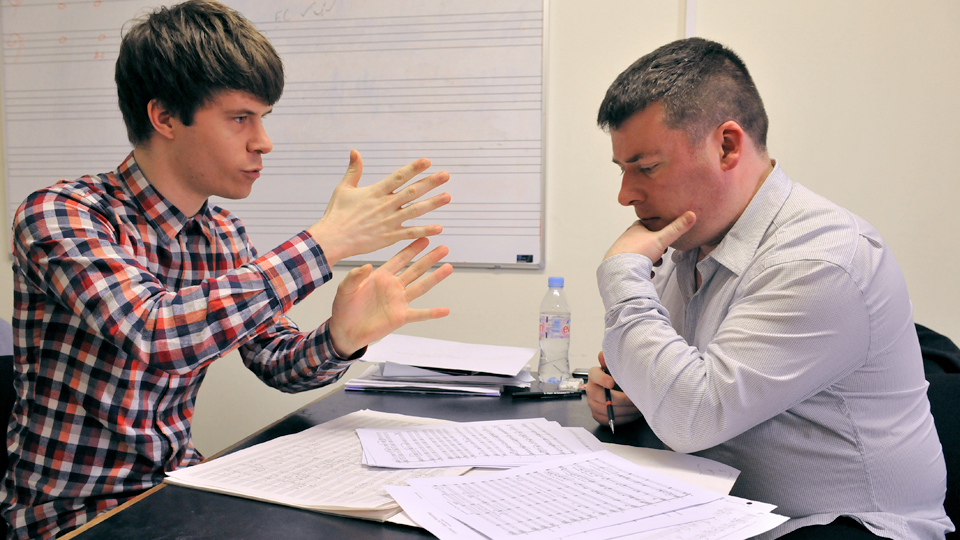 RCM composers in discussion RCM composers in discussion